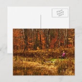 Overdenkend najaar obligaties briefkaart (Voorkant / Achterkant)