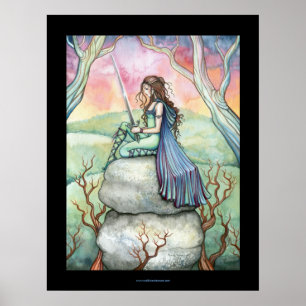 Overdenkend Poster Guinivere