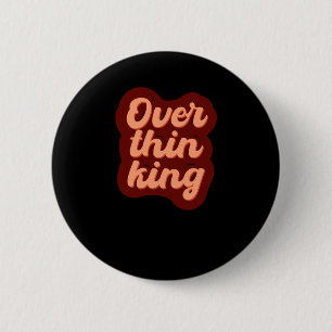 Overdenkend typografisch ontwerp voor professionel ronde button 5,7 cm