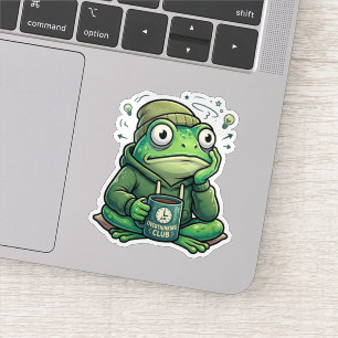 Overdenkende Kikker Sticker