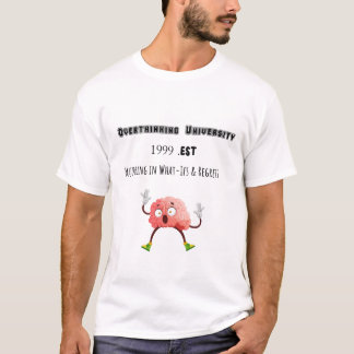Overdenkende Universiteit – Grappig T-shirt over M
