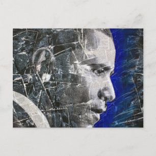 Overdenkende verandering briefkaart