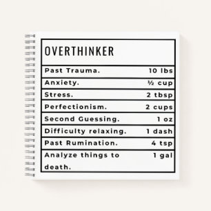 Overdenker recept notitieboek