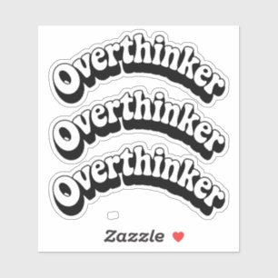Overdenker Sticker