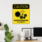 Overdenking in uitvoering poster (Thuiskantoor)