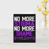 Overdosering Bewustmaking Niet meer Stigma Schaamt Kaart (Gele Bloem)