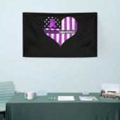 Overdosering Bewustmaking Paars Ribbon-geneesmidde Spandoek (Beurs)