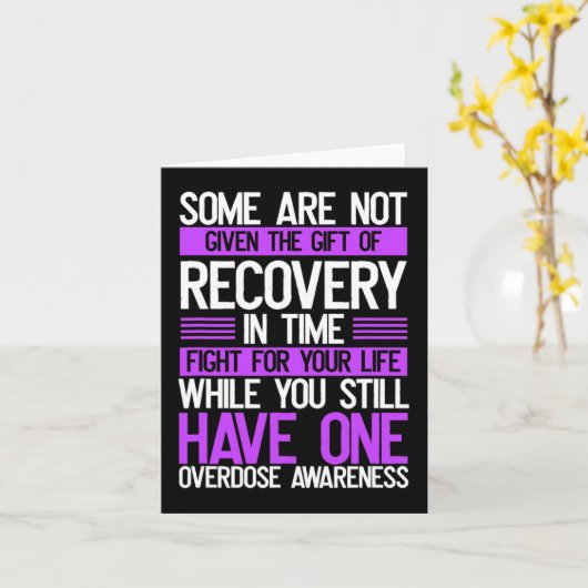 Overdosering Bewustmaking Versterking van Paarse r Kaart (Gele Bloem)