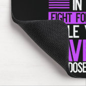 Overdosering Bewustmaking Versterking van Paarse r Muismat (Hoek)