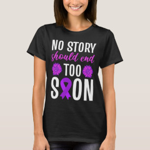 Overdosering Geen verhaal mag te snel eindigen Paa T-shirt