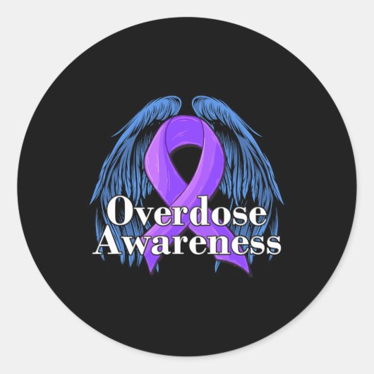 Overdosering Ronde Sticker (Voorkant)