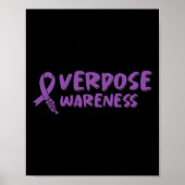 Overdosis Awareness Day August in Memory 1 Poster (Voorkant)