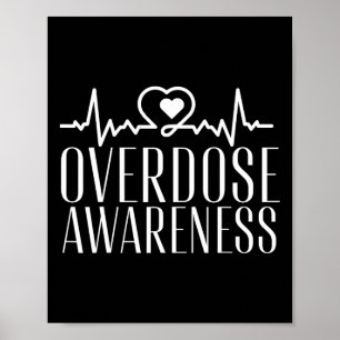 Overdosis bewustzijn Paars  Poster