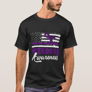 Overdosis Bewustzijn Paarse Lint Drugsverslaving 2 T-shirt