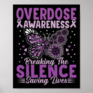 Overdosis Bewustzijnsmaand Drugsverslaving Doorbre Poster