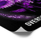 Overdosisbewustzijn bij kolibrie poster (Hoek)