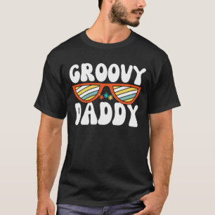 Overeenkomende familie 1e verjaardag Retro Groovy  T-shirt