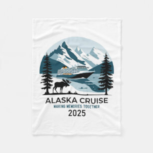 Overeenkomende familie, vrienden en groep Alaska-c Fleece Deken