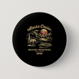 Overeenkomende familie vrienden en groep Alaska cr Ronde Button 5,7 Cm