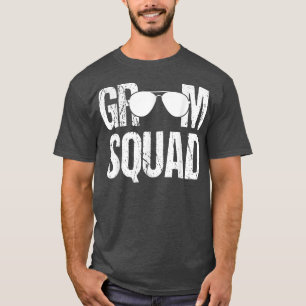 Overeenkomende groep bruidsjonkers Bachelorfeest B T-shirt