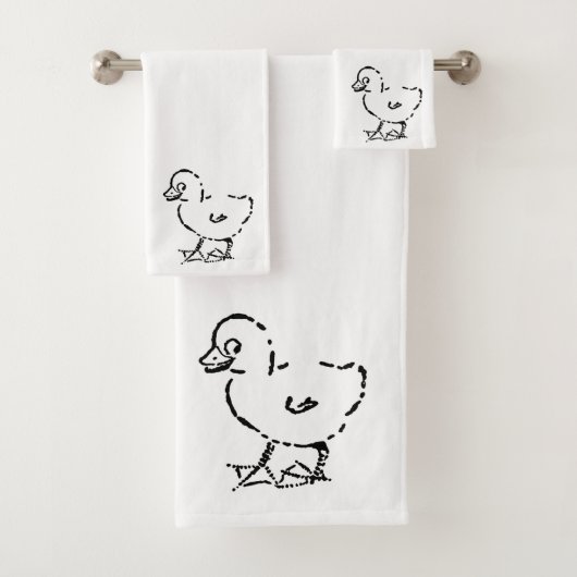 Overeenkomende handdoekset bad handdoek (Insitu)