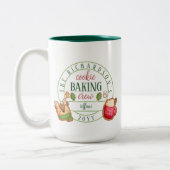 Overeenkomende kerstbakkersbemanning tweekleurige koffiemok (Links)