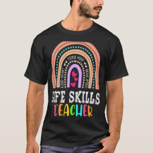 Overeenkomende levensvaardigheden leraar plein spe t-shirt
