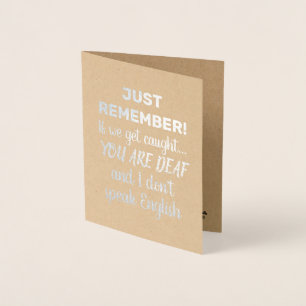 Overeenkomst inzake het voorstel van Naughty Groom Folie Kaarten