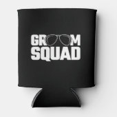 Overeenkomstige Bruidsjonker Groep Squad Bachelorf Blikjeskoeler (Voorkant)