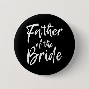 Overeenkomstige bruiloftsgroep voor familie vader ronde button 5,7 cm