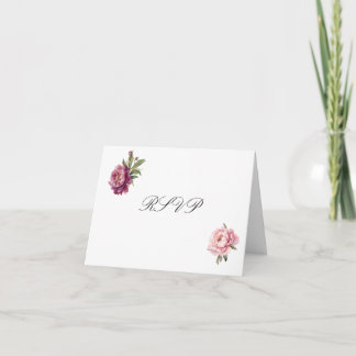 Overeenkomstige Faith Hope Love RSVP kaart met env