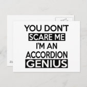 OVEREENKOMSTIGE GENIUS DESIGN BRIEFKAART (Voorkant / Achterkant)