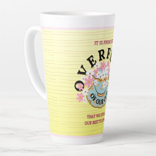 OVERFLOW Mug Conçu par Adiela Akoo (Angle gauche)