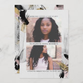 Overgang 2 Foto Afstuderen Uitnodiging (Voorkant / Achterkant)