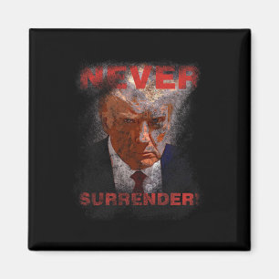 Overgave - Trump Mugshot 2024 Magneet