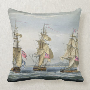 Overgave van het fort van Tamatave, gegraveerd doo Kussen