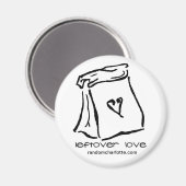 Overgebleven liefdesmagneet magneet (Voorkant / Achterkant)
