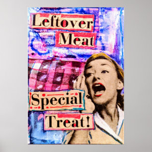 Overgebleven vlees, speciale traktatie poster