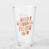 Overgestimuleerde Moms Club - Relatable en Real Glas (Achterkant)