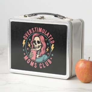 Overgestimuleerde Moms Club Skull Messy Mom Life