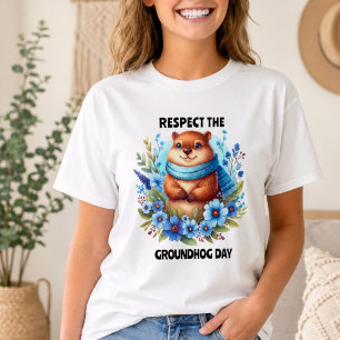 Overgewaardeerd? Aquarel viert Groundhog Day  T-shirt