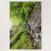 Overgroeid Shallow Creek Waterval Legpuzzel (Verticaal)