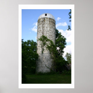 Overgrown Silo Poster