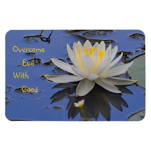 Overhaal het kwaad met goed magneet (Horizontaal)