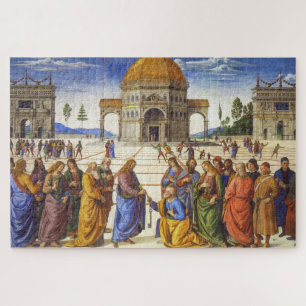 Overhandiging van de Sleutels   Pietro Perugino   Legpuzzel