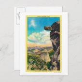 Overhangende Rock bij Glacier PointYosemite, CA Briefkaart (Voorkant / Achterkant)