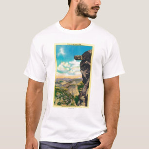 Overhangende Rock bij Glacier PointYosemite, CA T-shirt