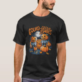 Overheerlijke Zombies Spooky Zombie Pumpkins grapp T-shirt (Voorkant)