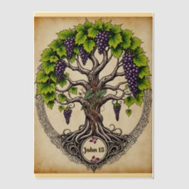 Overheersen en bloeien vellum uitnodigingen