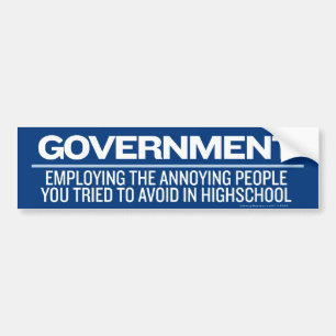 OverheidsBumpersticker Bumpersticker